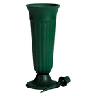 Cemetery Urn - Plastic - Green or White from Boulevard Florist Wholesale Market
