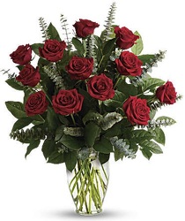 Upgraded One Dozen Red Roses (50-60cm) from Boulevard Florist Wholesale Market