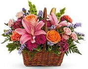 BLOOMING JOY BASKET from Boulevard Florist Wholesale Market