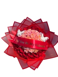 RED ROSE BUCHON WRAP from Boulevard Florist Wholesale Market