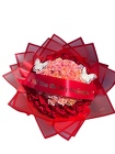 RED ROSE BUCHON WRAP from Boulevard Florist Wholesale Market