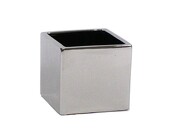 Glass - 6" Silver Cube from Boulevard Florist Wholesale Market