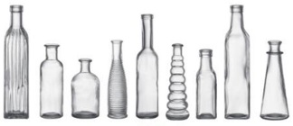 Glass Vintage Bottles - Assorted from Boulevard Florist Wholesale Market