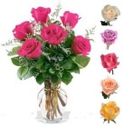 Half Dozen Roses Asst Colors from Boulevard Florist Wholesale Market