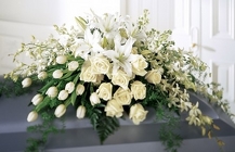 Resurrection Casket Spray from Boulevard Florist Wholesale Market