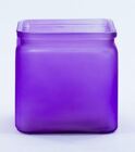 GLASS CUBE VASE PURPLE from Boulevard Florist Wholesale Market