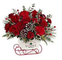 Winter Sleigh Bouquet from Boulevard Florist Wholesale Market