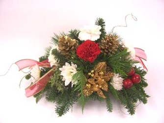 Christmas Centerpiece Round  from Boulevard Florist Wholesale Market