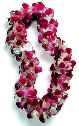  Lei - Tuberose and Orchid from Boulevard Florist Wholesale Market