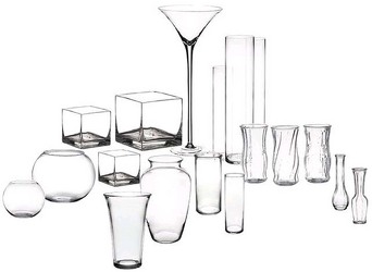 Rental Glassware from Boulevard Florist Wholesale Market
