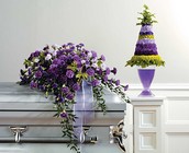 Purple Monochromatic Spray from Boulevard Florist Wholesale Market