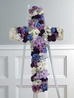 Purple, Lavender & White Cross from Boulevard Florist Wholesale Market