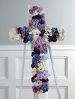 Purple, Lavender & White Cross from Boulevard Florist Wholesale Market