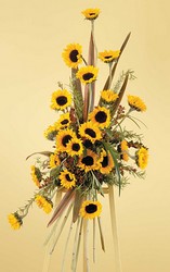 Sunflower Standing Spray from Boulevard Florist Wholesale Market