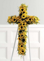 Sunflower Cross from Boulevard Florist Wholesale Market