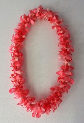 Lei - Single White Dyed Pink - Dendrobium Orchid  from Boulevard Florist Wholesale Market