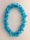 Lei - Single White Dyed Blue - Dendrobium Orchid  from Boulevard Florist Wholesale Market