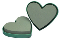 Floral Foam Heart - 5" Solid from Boulevard Florist Wholesale Market