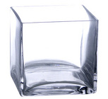Glass - Cube - 5" from Boulevard Florist Wholesale Market