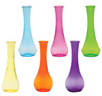 Plastics - Bud Vase -Fiesta Color - 9" from Boulevard Florist Wholesale Market