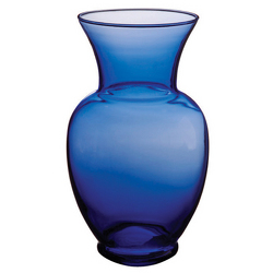 Glass - Spring Garden Vase - Cobalt 11" from Boulevard Florist Wholesale Market