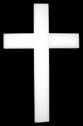 Styrofoam - Cross 30" from Boulevard Florist Wholesale Market