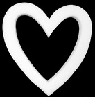 Styrofoam - Heart - Open 24