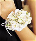 Mixed Whites Wristlet from Boulevard Florist Wholesale Market