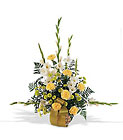 Vibrant Yellow Basket from Boulevard Florist Wholesale Market