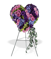 Graceful Tribute Heart from Boulevard Florist Wholesale Market