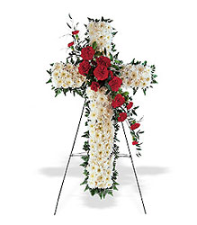 Hope and Honor Cross from Boulevard Florist Wholesale Market