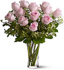 A Dozen Pink Roses from Boulevard Florist Wholesale Market