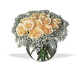 A Dozen White Roses from Boulevard Florist Wholesale Market