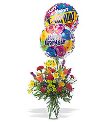 Birthday Balloon Bouquet from Boulevard Florist Wholesale Market