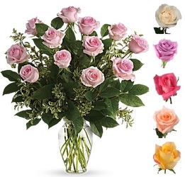 Mother's Day Dozen Mix Color Roses from Boulevard Florist Wholesale Market