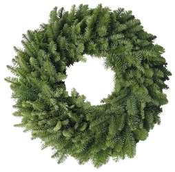 Noble Fir Wreath - 16" from Boulevard Florist Wholesale Market