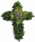 Mixed Evergreen Cross from Boulevard Florist Wholesale Market